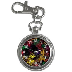 Floral Patter Flowers Floral Drawing Key Chain Watches by Cemarart