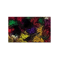 Floral Patter Flowers Floral Drawing Sticker (rectangular) by Cemarart