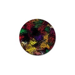 Floral Patter Flowers Floral Drawing Golf Ball Marker (4 Pack) by Cemarart