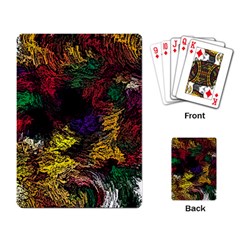 Floral Patter Flowers Floral Drawing Playing Cards Single Design (rectangle)