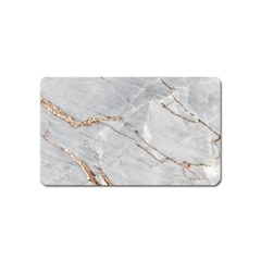 Gray Light Marble Stone Texture Background Magnet (name Card) by Cemarart