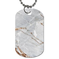 Gray Light Marble Stone Texture Background Dog Tag (one Side) by Cemarart