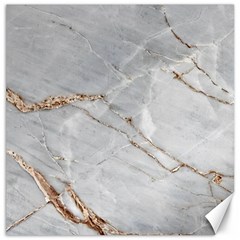 Gray Light Marble Stone Texture Background Canvas 12  X 12  by Cemarart