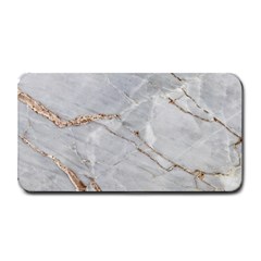 Gray Light Marble Stone Texture Background Medium Bar Mat by Cemarart