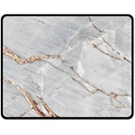 Gray Light Marble Stone Texture Background Fleece Blanket (Medium) 60 x50  Blanket Front