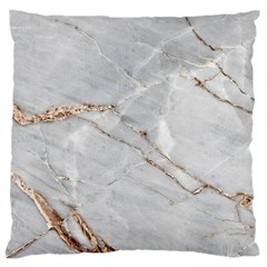 Gray Light Marble Stone Texture Background Large Cushion Case (one Side) by Cemarart