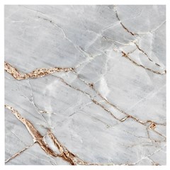 Gray Light Marble Stone Texture Background Wooden Puzzle Square by Cemarart