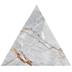 Gray Light Marble Stone Texture Background Wooden Puzzle Triangle by Cemarart