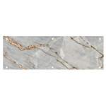 Gray Light Marble Stone Texture Background Banner and Sign 6  x 2  Front