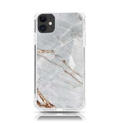 Gray Light Marble Stone Texture Background Iphone 11 Tpu Uv Print Case by Cemarart