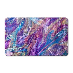 Amethyst Flow Magnet (rectangular) by kaleidomarblingart