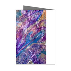 Amethyst Flow Mini Greeting Cards (pkg Of 8) by kaleidomarblingart