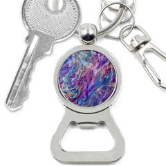 Amethyst Flow Bottle Opener Key Chain by kaleidomarblingart