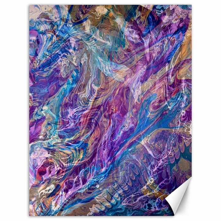 Amethyst flow Canvas 12  x 16 