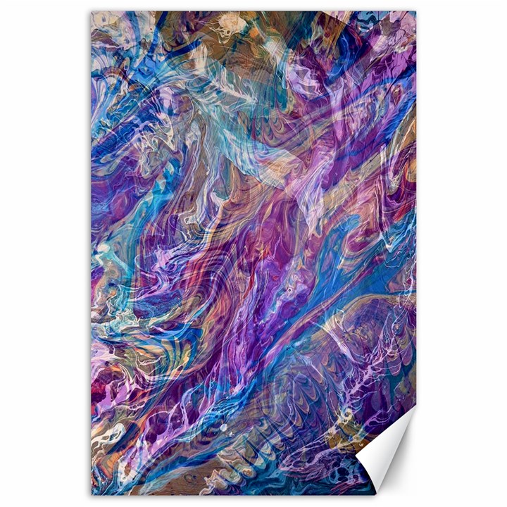 Amethyst flow Canvas 24  x 36 