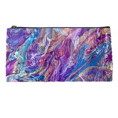 Amethyst Flow Pencil Case by kaleidomarblingart