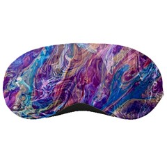 Amethyst Flow Sleep Mask by kaleidomarblingart