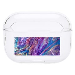 Amethyst Flow Hard Pc Airpods Pro Case by kaleidomarblingart