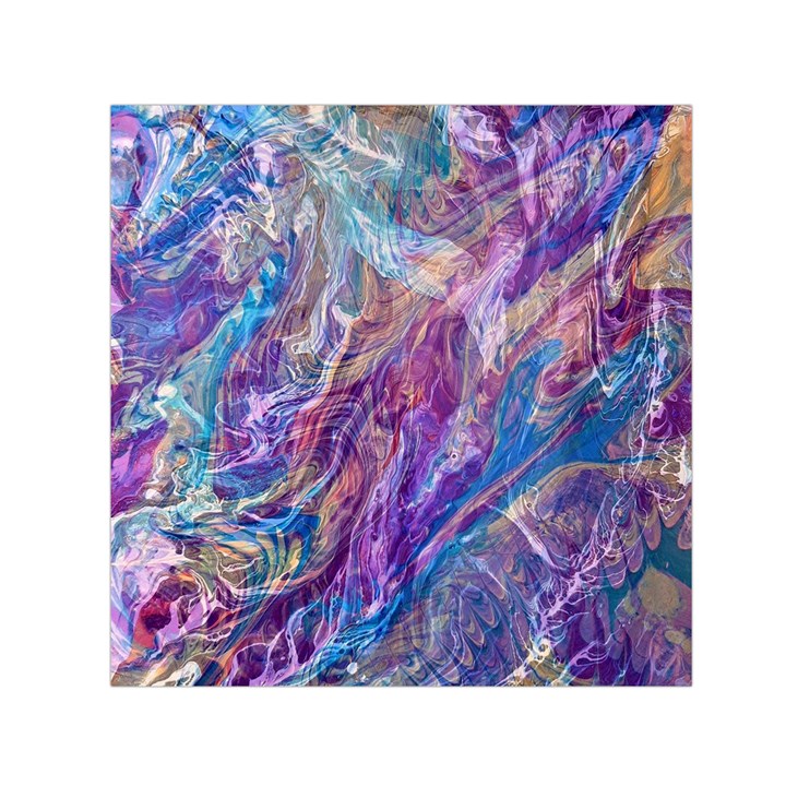 Amethyst flow Square Satin Scarf (30  x 30 )