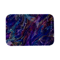 Amethyst Flow Open Lid Metal Box (silver)   by kaleidomarblingart