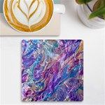 Amethyst flow UV Print Square Tile Coaster  Front