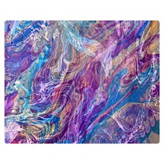 Amethyst Flow Premium Plush Fleece Blanket (medium) by kaleidomarblingart