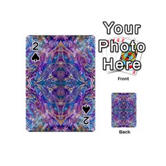 Cobalt Arabesque Playing Cards 54 Designs (mini)