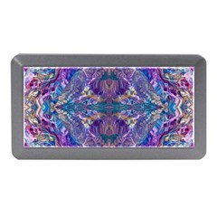 Cobalt Arabesque Memory Card Reader (mini) by kaleidomarblingart