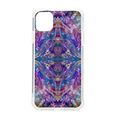 Cobalt Arabesque Iphone 11 Tpu Uv Print Case by kaleidomarblingart