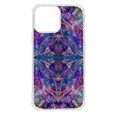 Cobalt Arabesque Iphone 13 Pro Max Tpu Uv Print Case by kaleidomarblingart