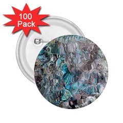 Mono Turquoise Blend 2 25  Buttons (100 Pack)  by kaleidomarblingart