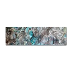 Mono Turquoise Blend Sticker (bumper) by kaleidomarblingart