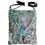 Mono Turquoise blend Shoulder Sling Bag Front