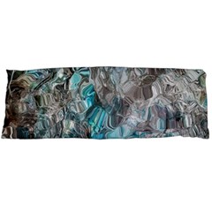 Mono Turquoise Blend Body Pillow Case (dakimakura) by kaleidomarblingart