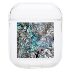 Mono Turquoise Blend Soft Tpu Airpods 1/2 Case by kaleidomarblingart