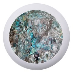 Mono Turquoise Blend Dento Box With Mirror by kaleidomarblingart