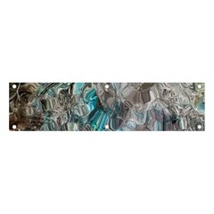 Mono Turquoise Blend Banner And Sign 4  X 1 