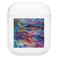 Abstarct Cobalt Waves Soft Tpu Airpods 1/2 Case by kaleidomarblingart