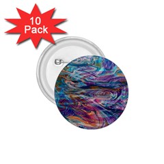 Abstarct Cobalt Waves 1 75  Buttons (10 Pack) by kaleidomarblingart