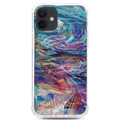 Abstarct Cobalt Waves Iphone 12/12 Pro Tpu Uv Print Case by kaleidomarblingart