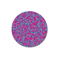 Colorful Cosutme Collage Motif Pattern Magnet 3  (round) by dflcprintsclothing