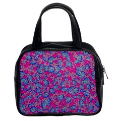 Colorful Cosutme Collage Motif Pattern Classic Handbag (two Sides) by dflcprintsclothing