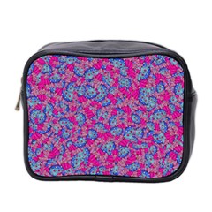 Colorful Cosutme Collage Motif Pattern Mini Toiletries Bag (two Sides) by dflcprintsclothing