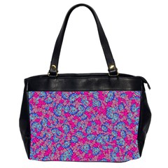 Colorful Cosutme Collage Motif Pattern Oversize Office Handbag (2 Sides) by dflcprintsclothing