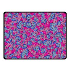 Colorful Cosutme Collage Motif Pattern Fleece Blanket (small) by dflcprintsclothing