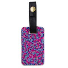 Colorful Cosutme Collage Motif Pattern Luggage Tag (one Side) by dflcprintsclothing