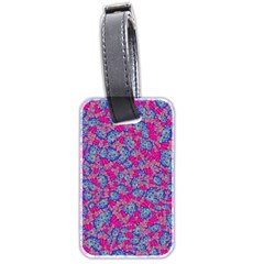 Colorful Cosutme Collage Motif Pattern Luggage Tag (two Sides)