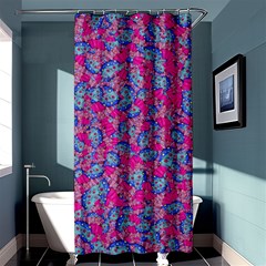 Colorful Cosutme Collage Motif Pattern Shower Curtain 36  X 72  (stall)  by dflcprintsclothing