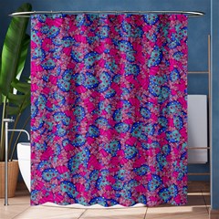 Colorful Cosutme Collage Motif Pattern Shower Curtain 60  X 72  (medium)  by dflcprintsclothing