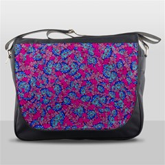 Colorful Cosutme Collage Motif Pattern Messenger Bag by dflcprintsclothing